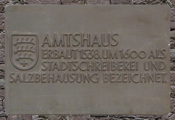 Tafel Amtshaus